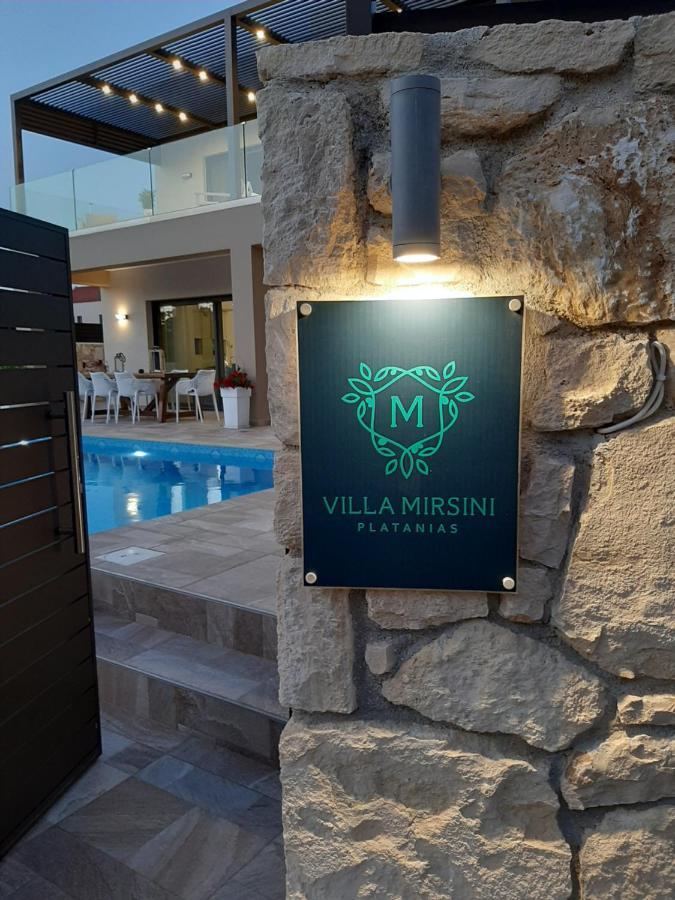 Platanias Villa Mirsini מראה חיצוני תמונה